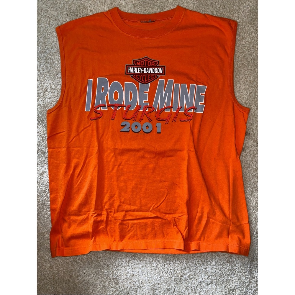 Vintage Harley Davidson ‘01 Sturgis sleeveless tee